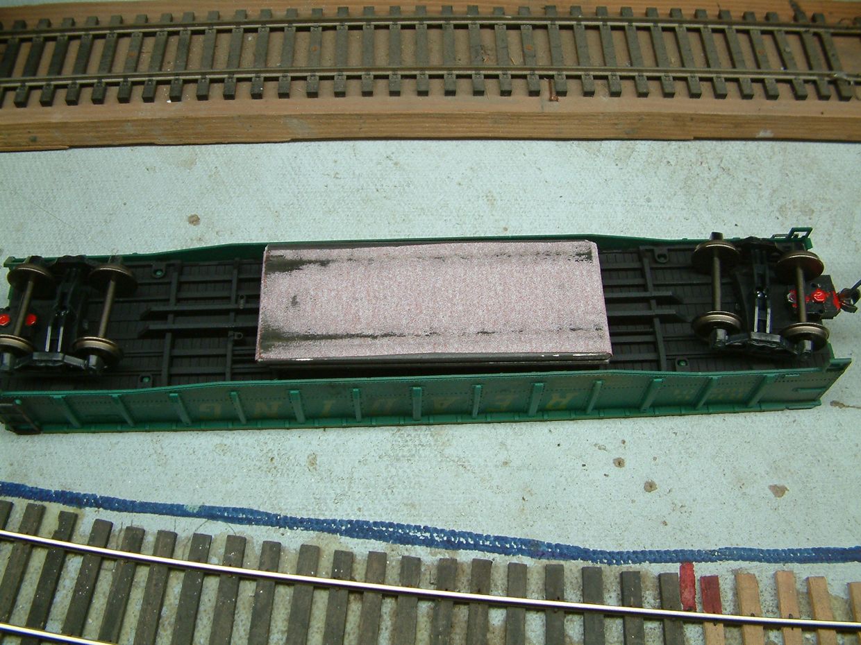 O Scale Track Cleaning Car
