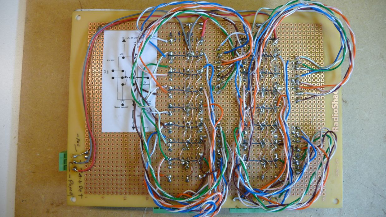 Midway AIU Sensor connection board